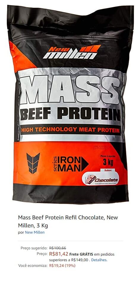 beef protein preço
